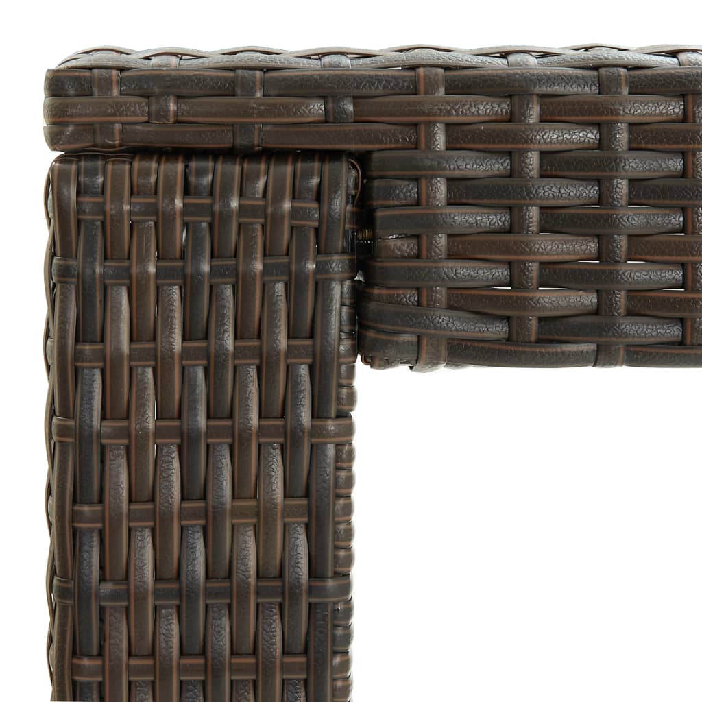 Ensemble 7 pcs tressée Marron