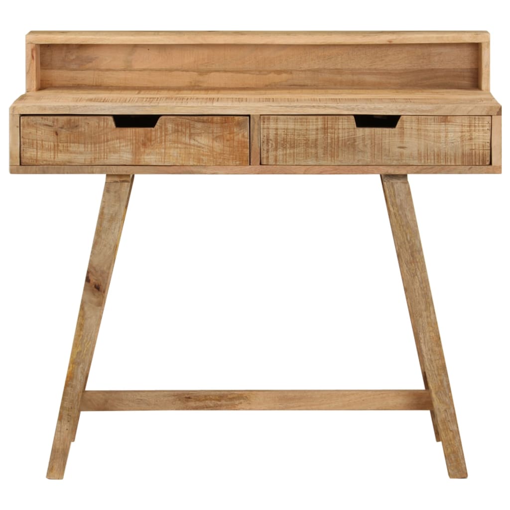 Bureau Bois de manguier brut solide
