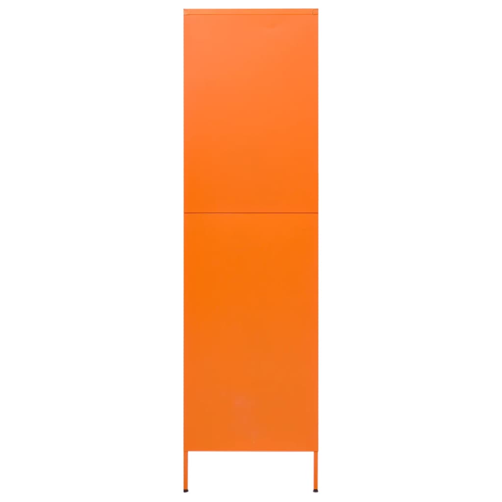 Armoire Orange Acier retro