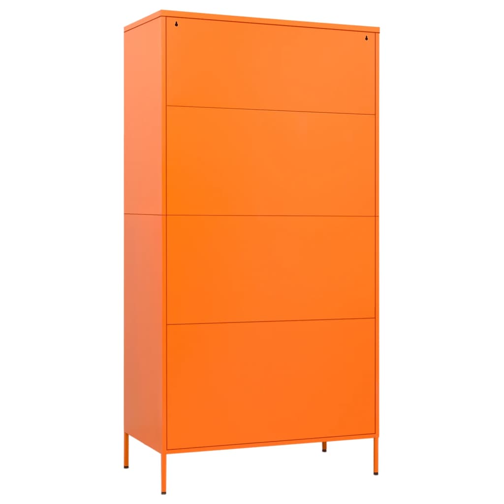 Armoire Orange Acier retro