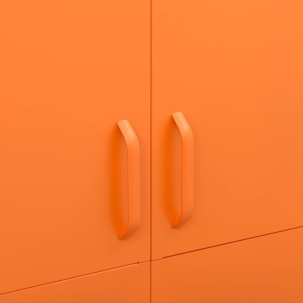 Armoire Orange Acier retro