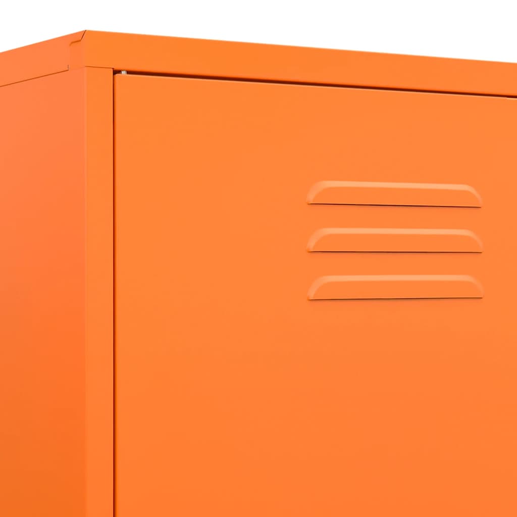 Armoire Orange Acier retro
