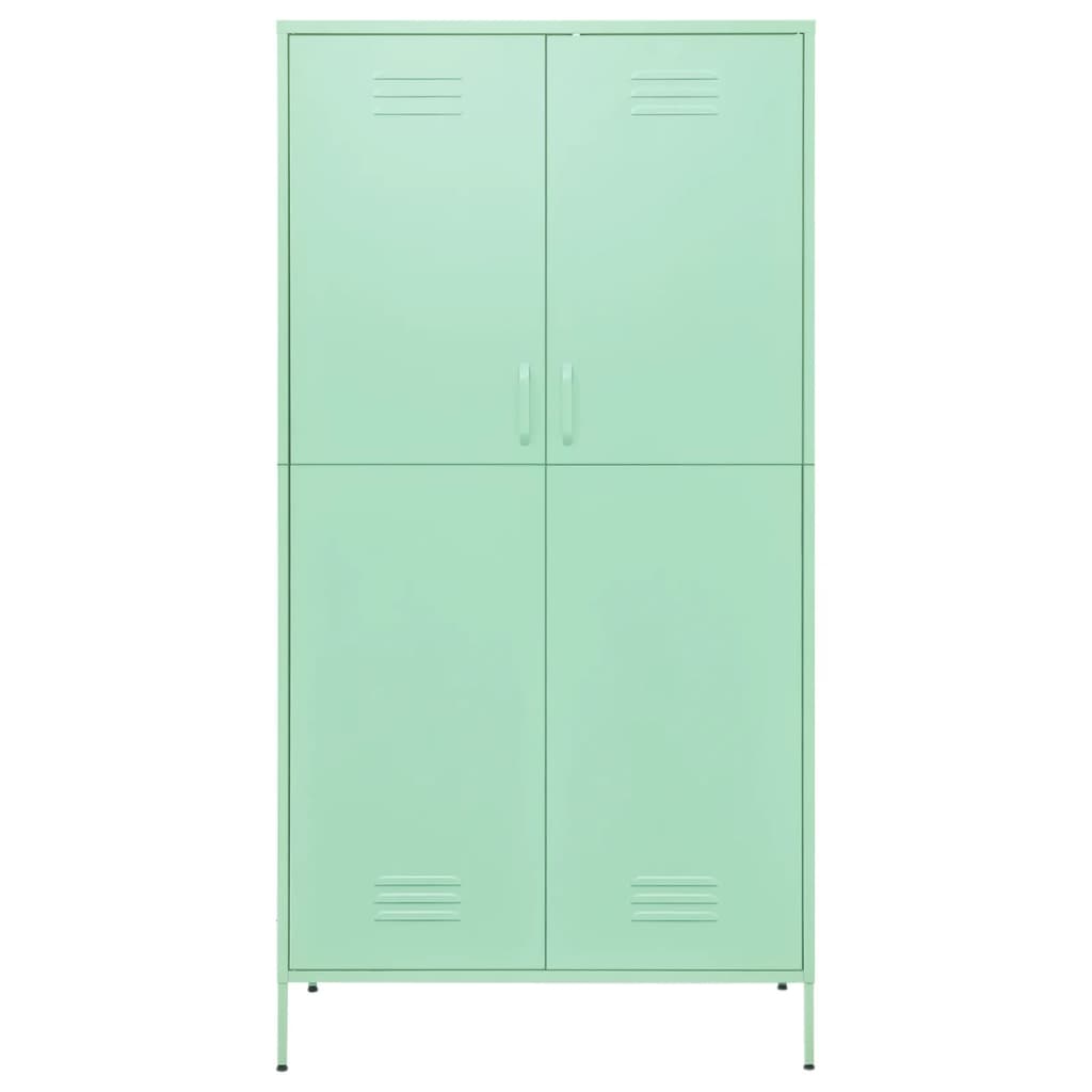 Armoire Vert menthe Acier retro