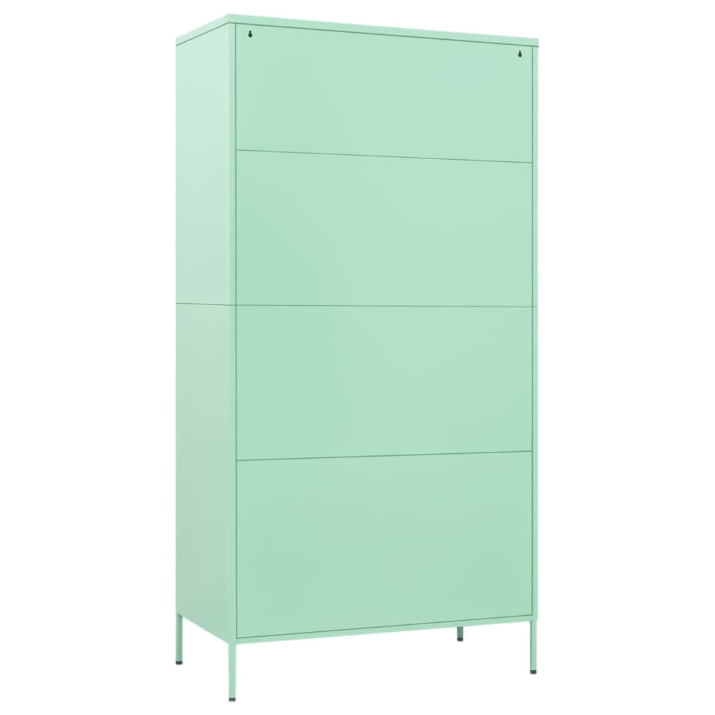 Armoire Vert menthe Acier retro
