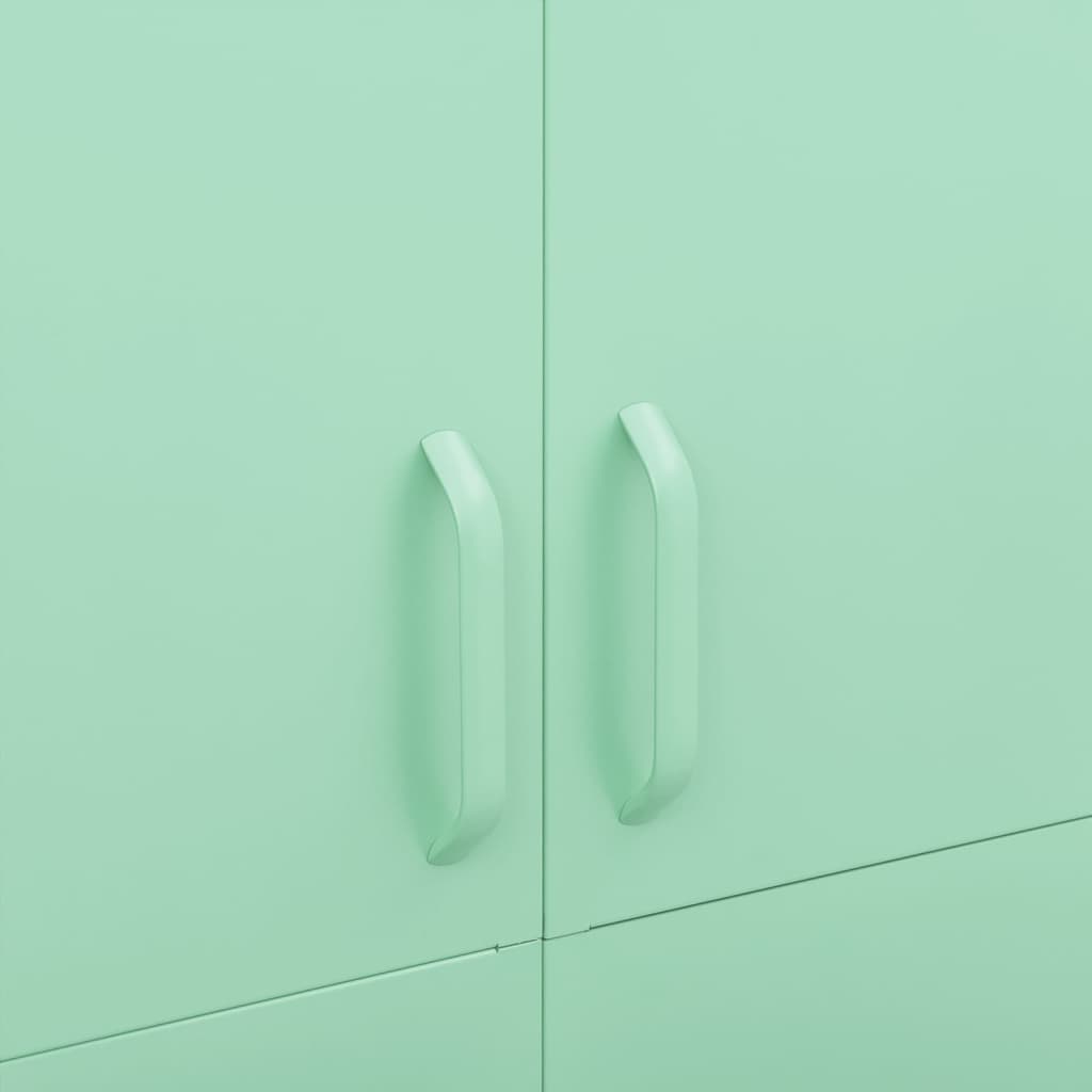 Armoire Vert menthe Acier retro