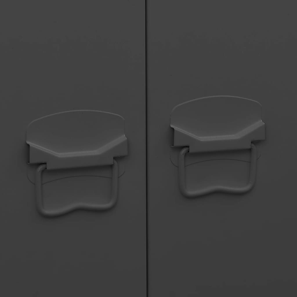 Armoire Noir Métal retro