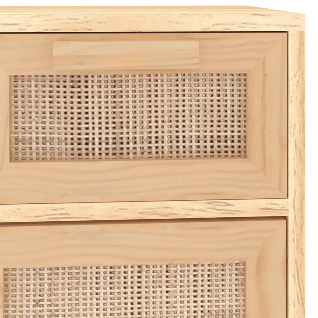 Buffet Marron en rotin naturel