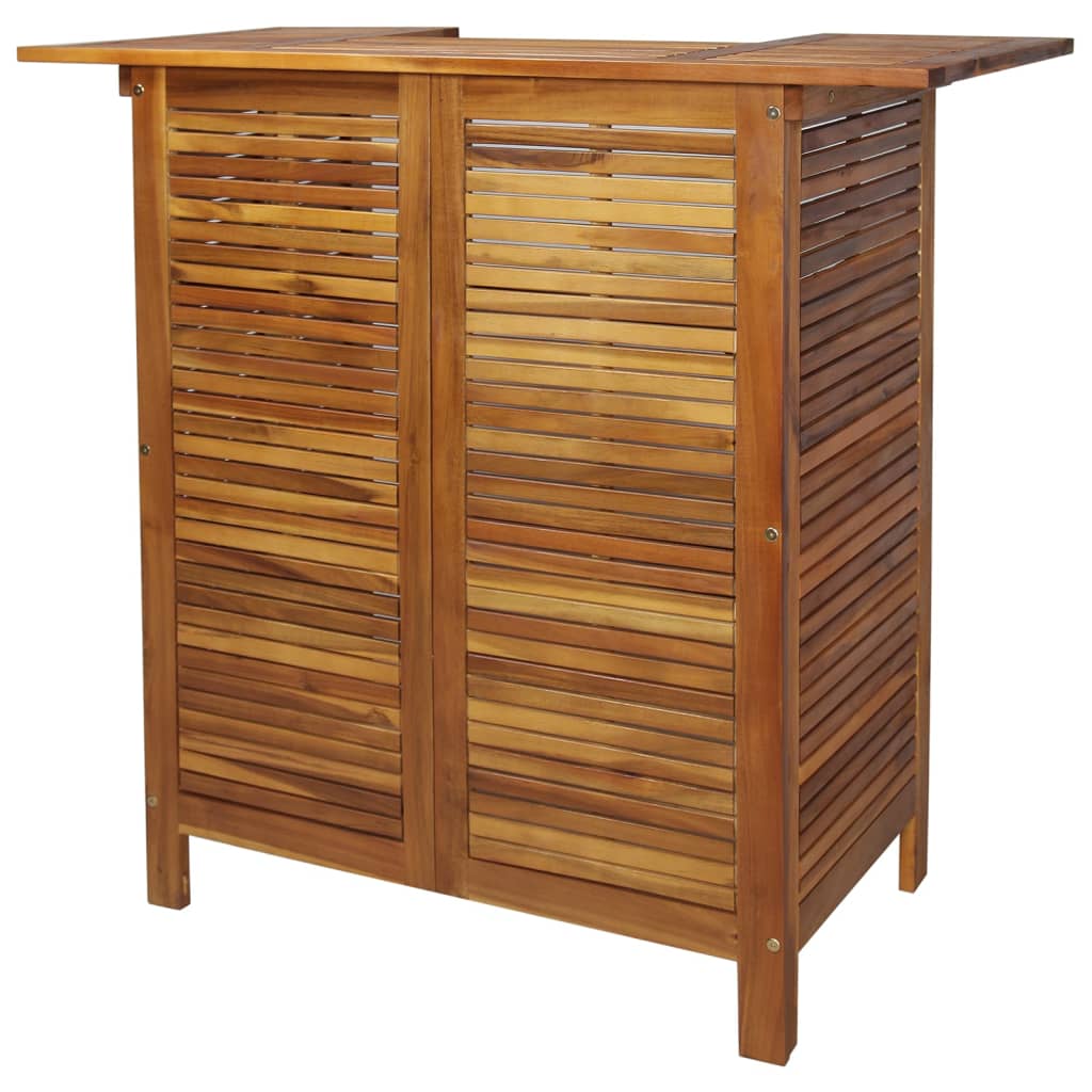 Ensemble de bar 5 pcs Bois d'acacia