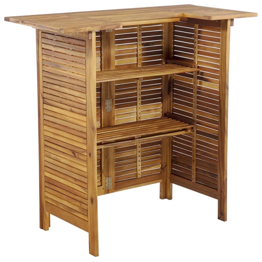 Ensemble de bar 5 pcs Bois d'acacia