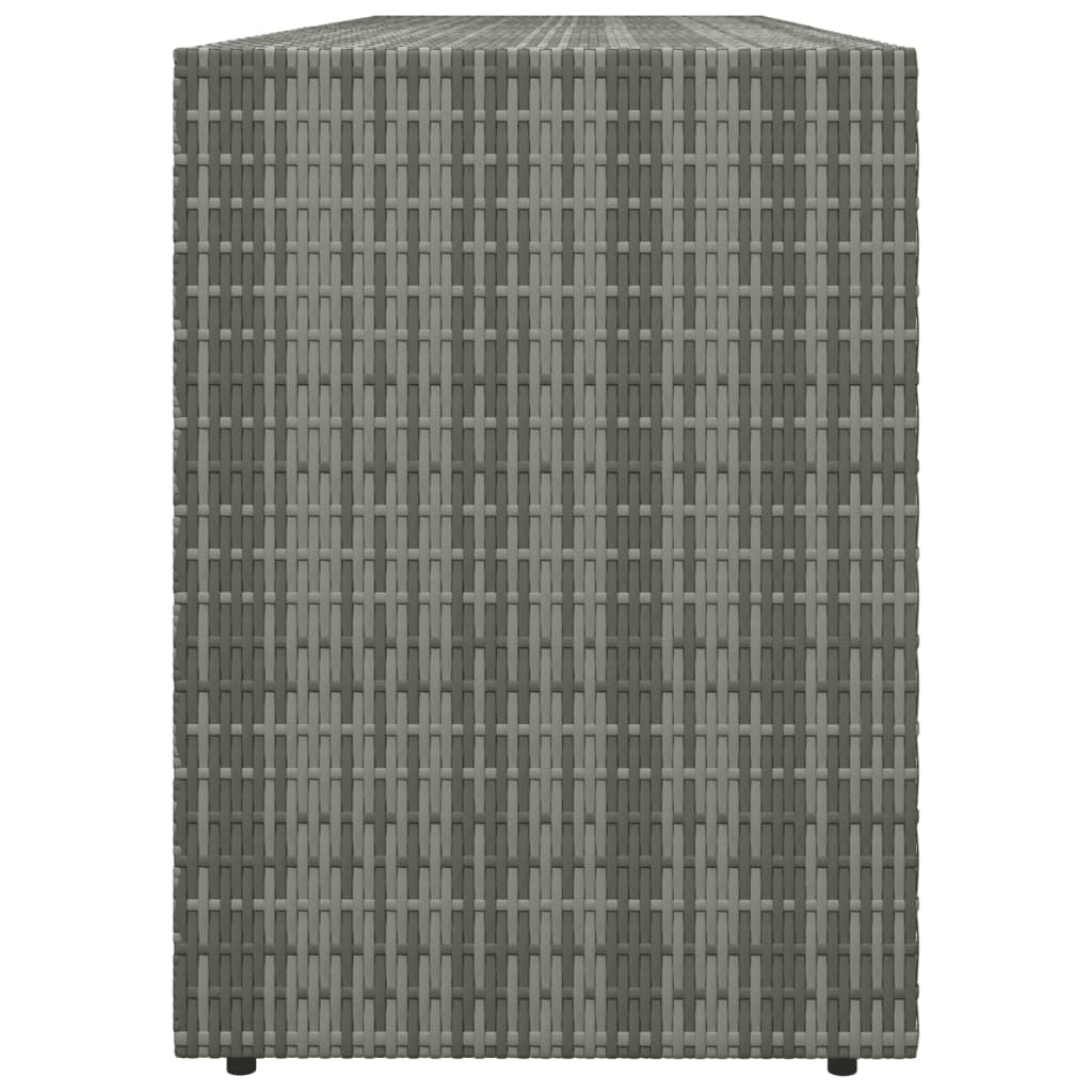 Armoire de rangement pour extérieur gris