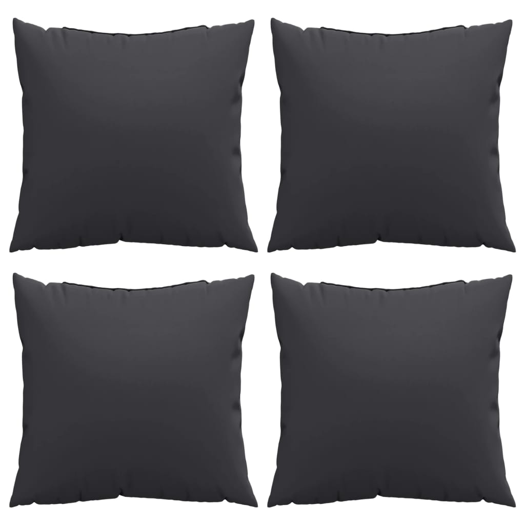 Coussins de canapé lot de 4 noir