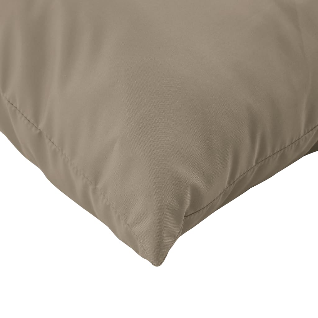 Coussins lot de 4 taupe