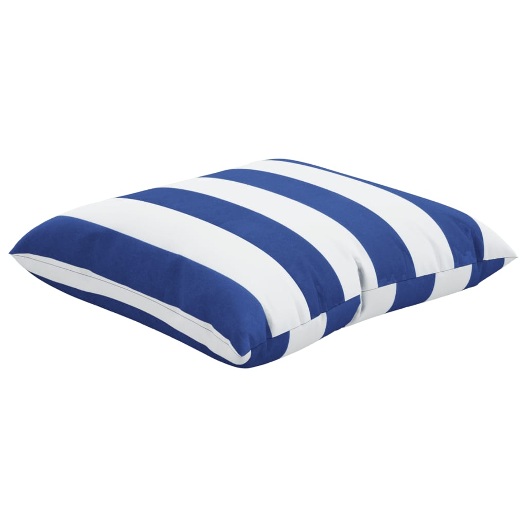 Coussins Rayures Blue/ blanc