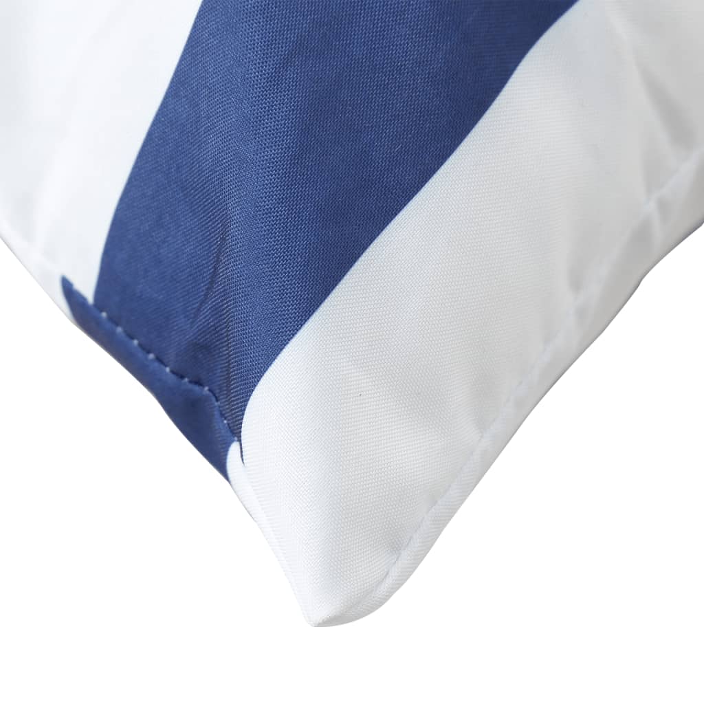 Coussins Rayures Blue/ blanc