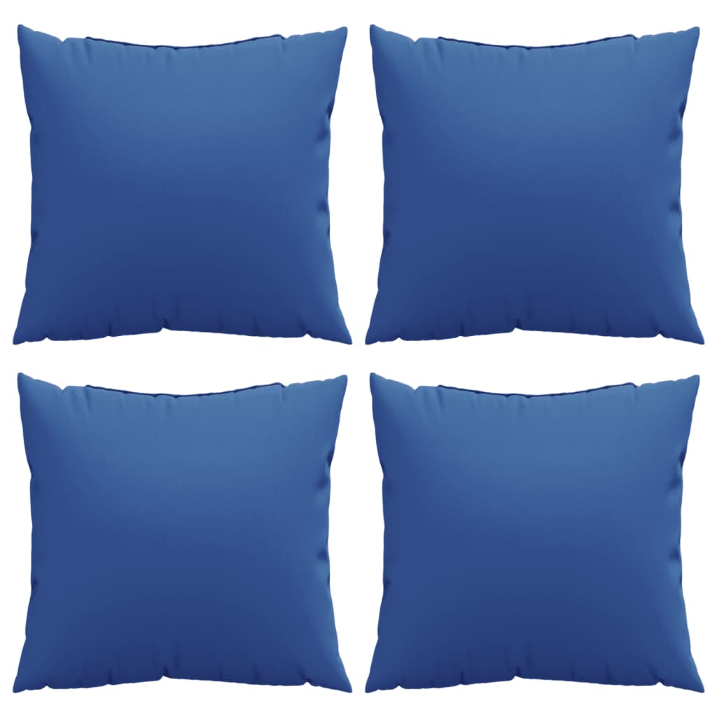 Coussins de canapé 4 pcs bleu royal