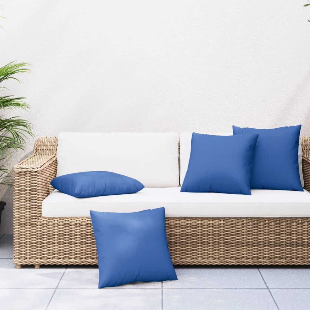 Coussins de canapé 4 pcs bleu royal