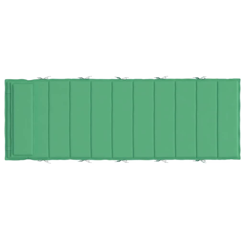 Coussin de chaise longue vert tissu oxford