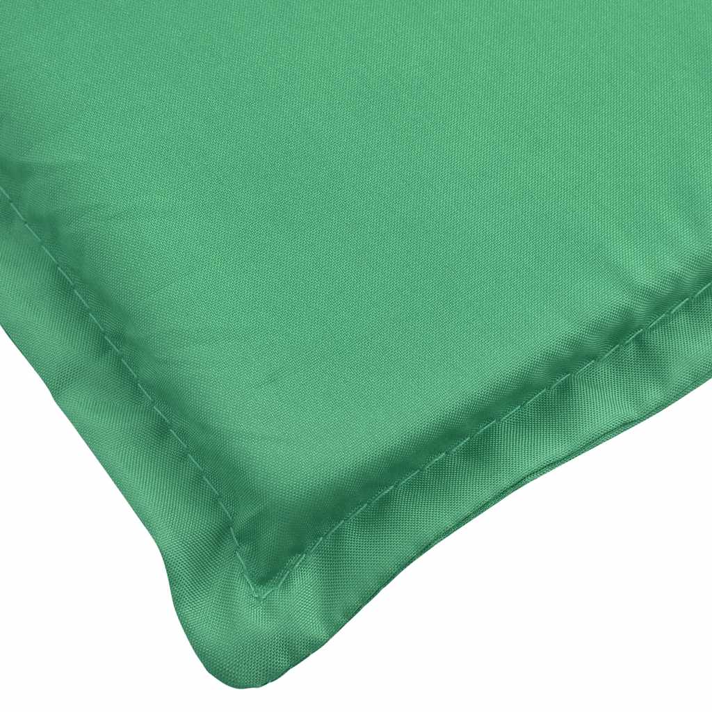 Coussin de chaise longue vert tissu oxford
