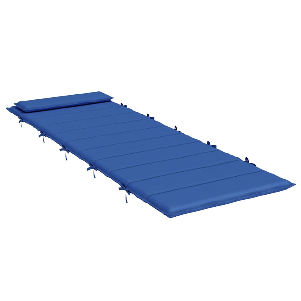 Coussin de chaise longue bleu royal tissu oxford
