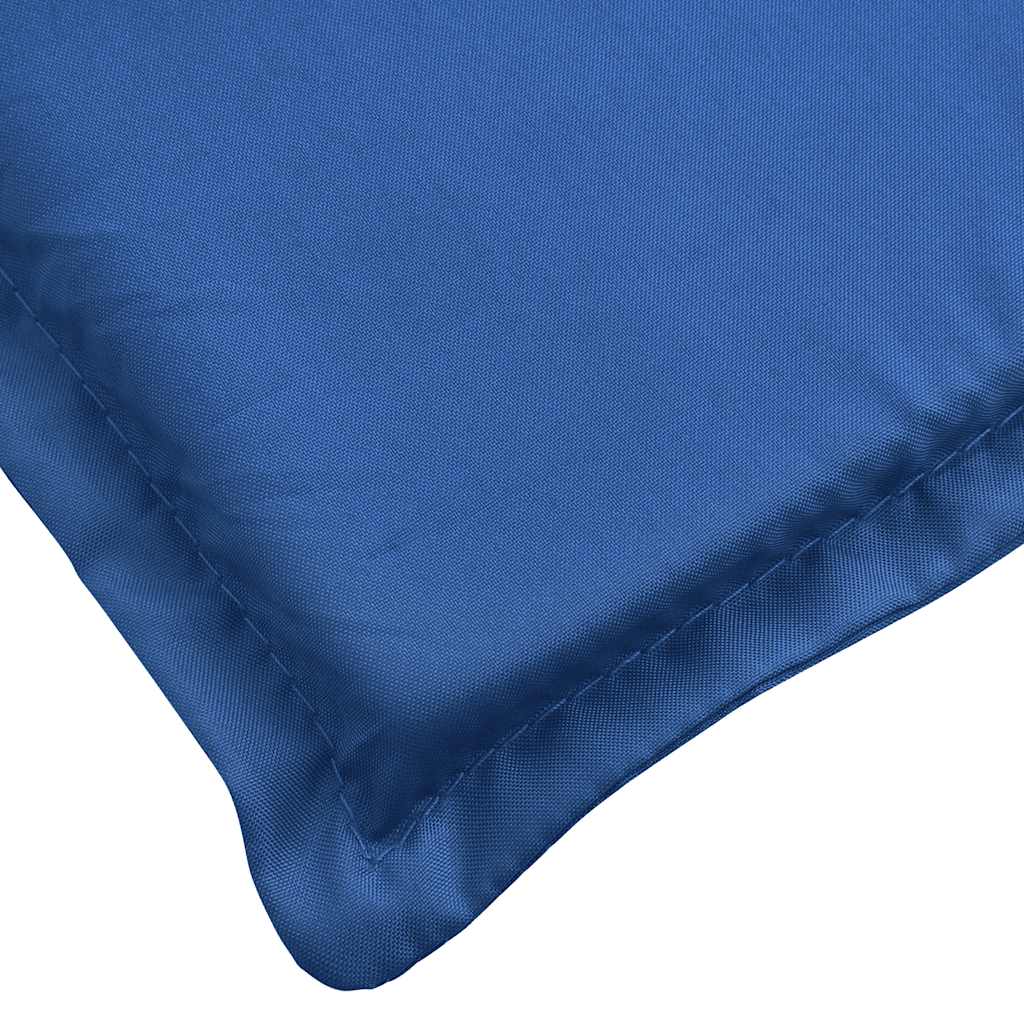 Coussin de chaise longue bleu royal tissu oxford