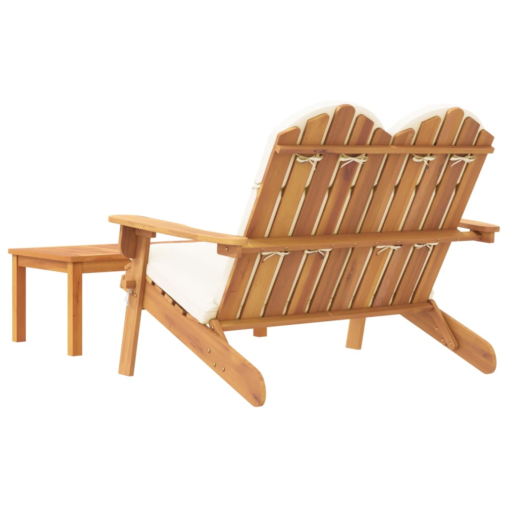 Ensemble de salon de jardin en bois acacia solide