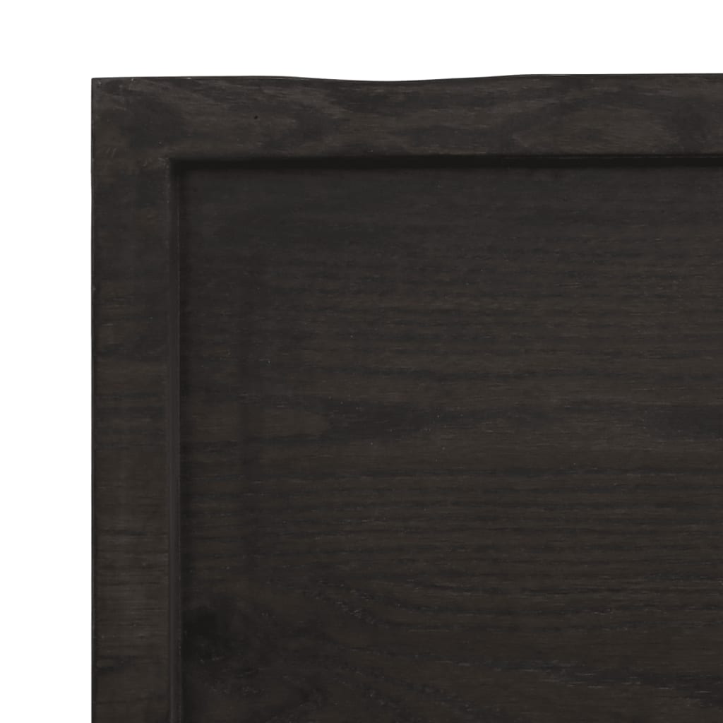 Étagère murale marron foncé bois