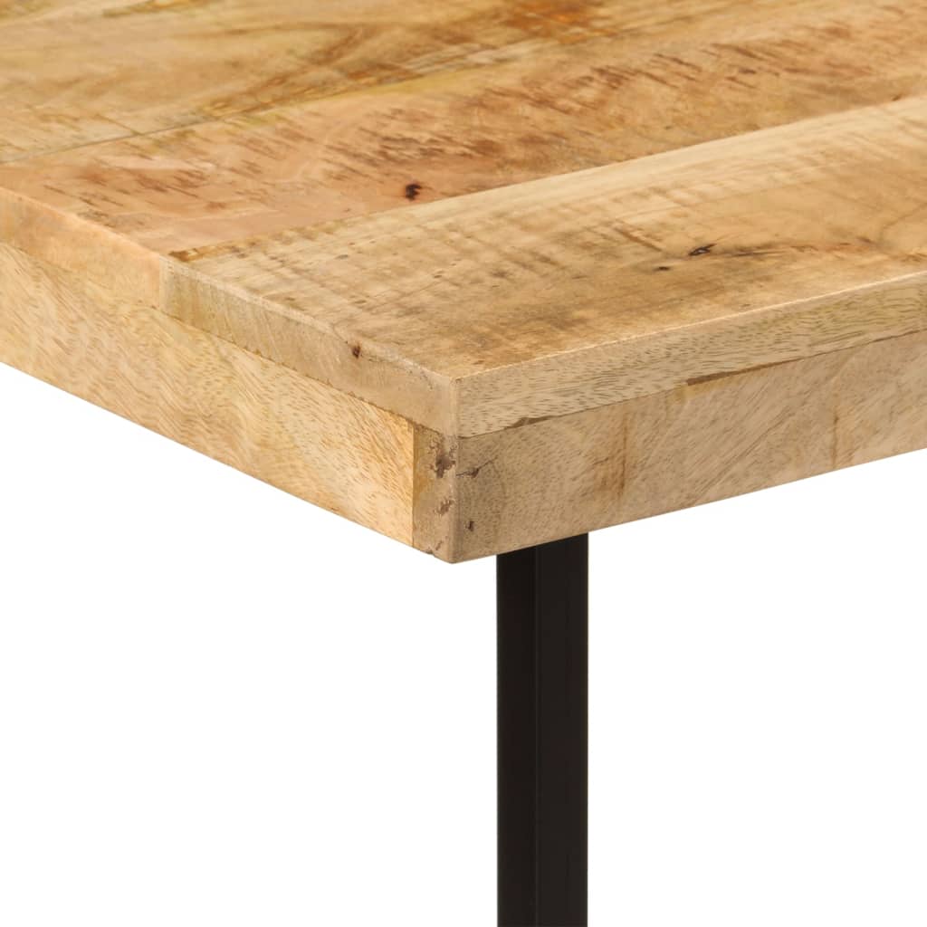 Bureau bois massif de manguier et fer