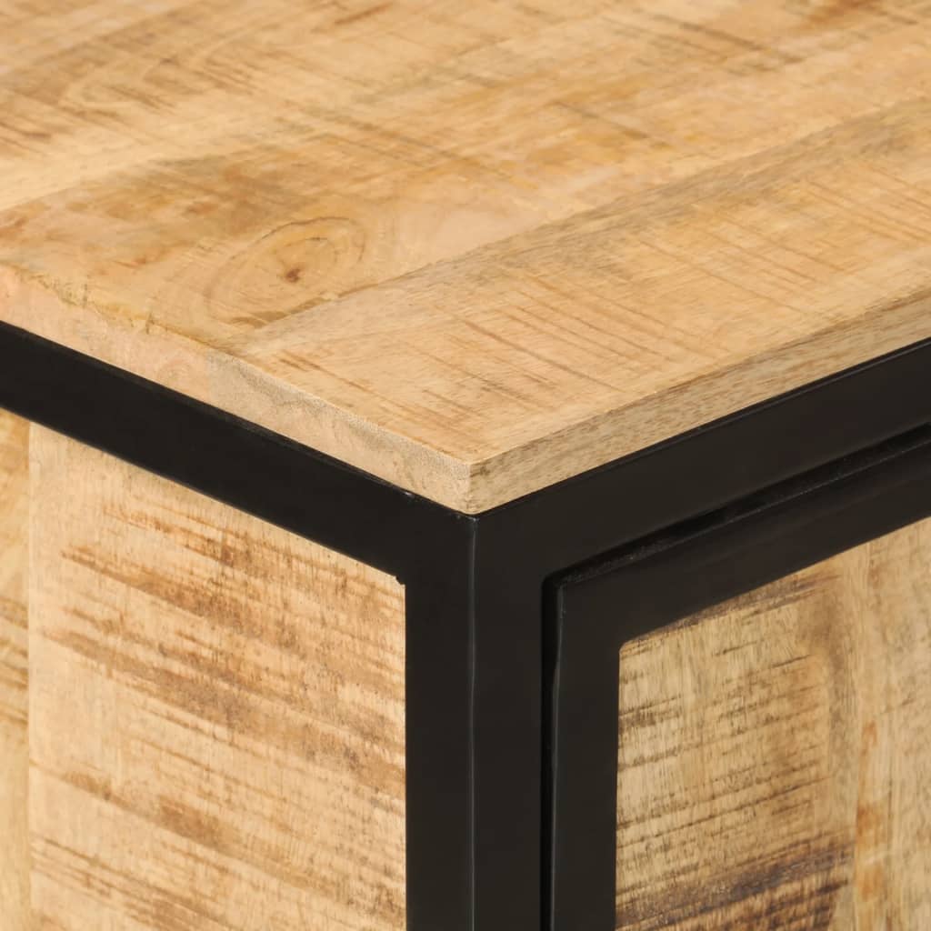 Armoire de salle de bain bois massif manguier
