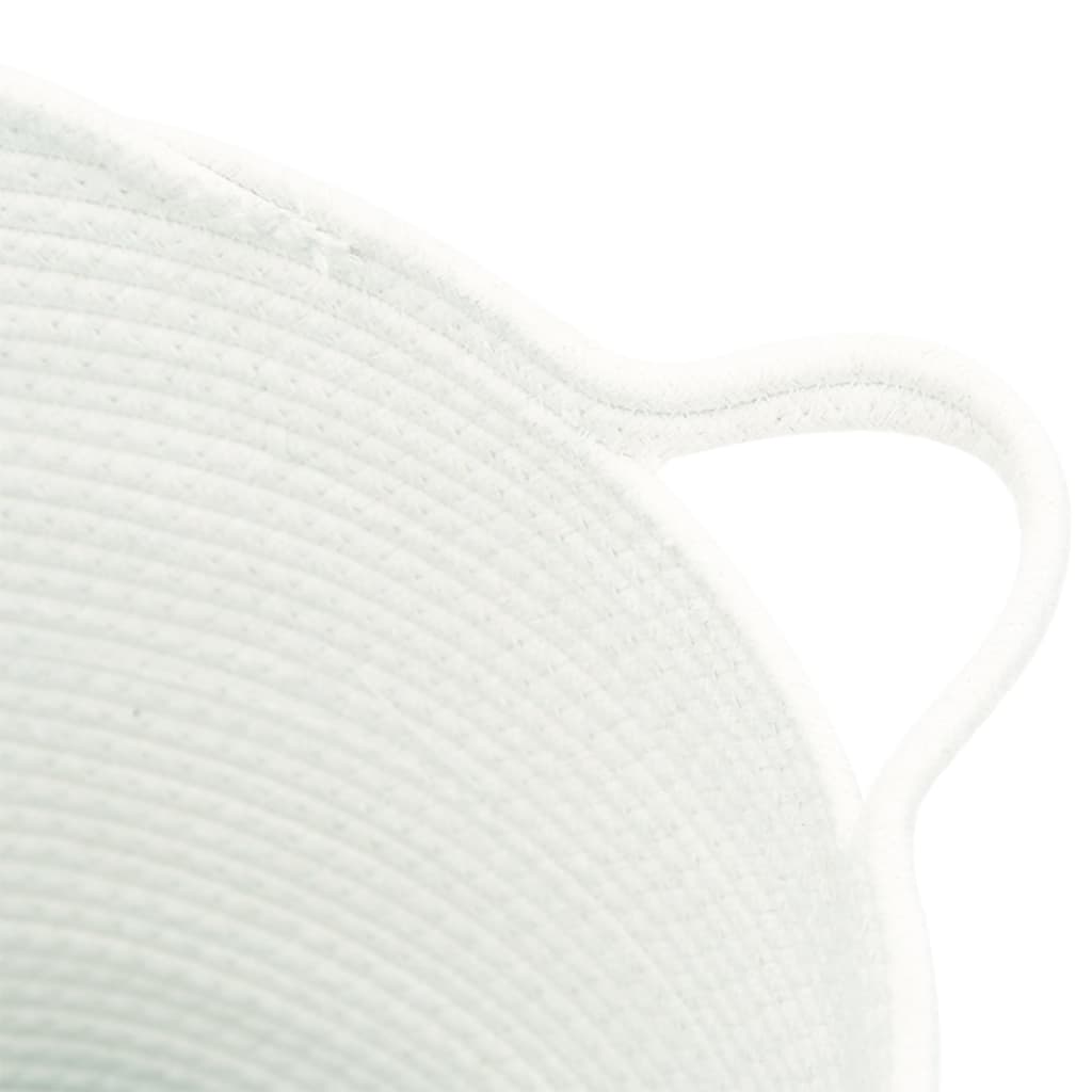 Panier de rangement blanc