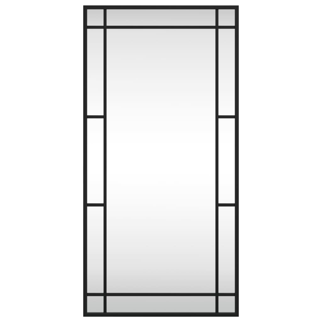 Miroir mural noir 40x80 cm