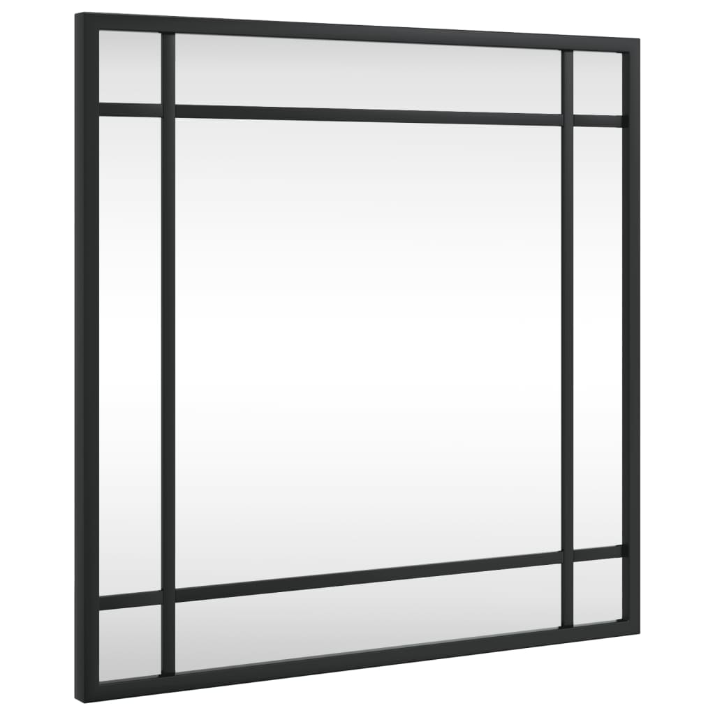 Miroir mural noir 40x40 cm