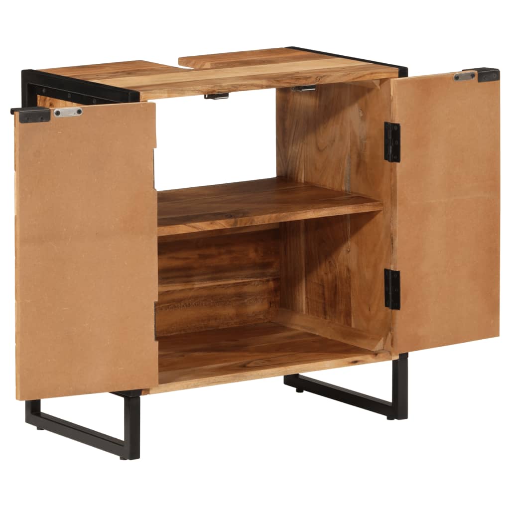 Armoire de salle de bain bois d'acacia