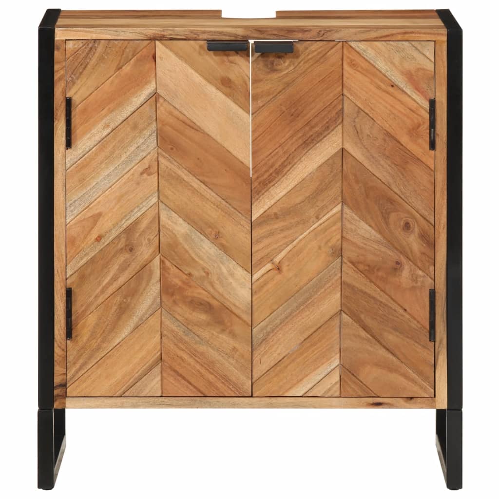 Armoire de salle de bain bois d'acacia