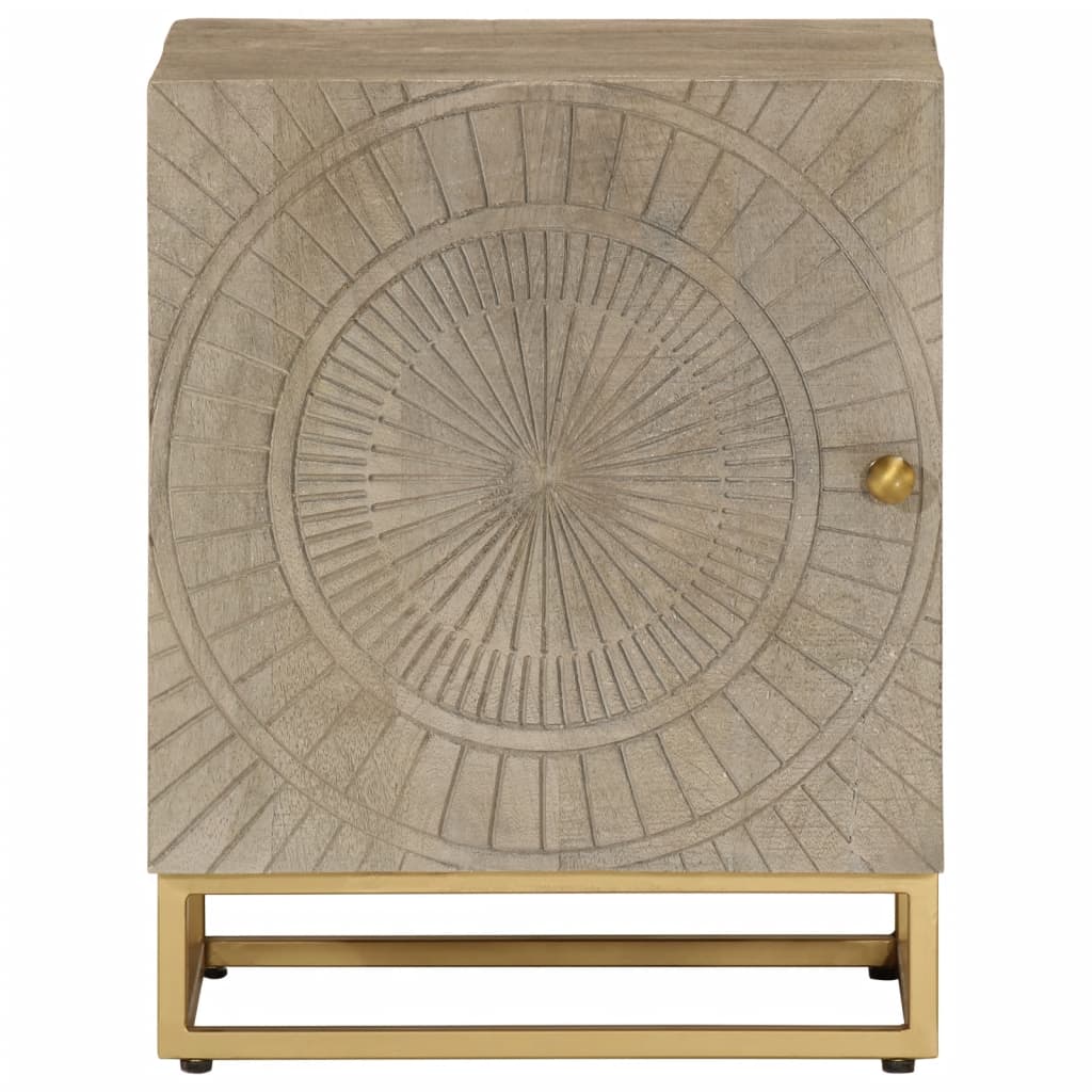 Table de chevet en bois de manguier