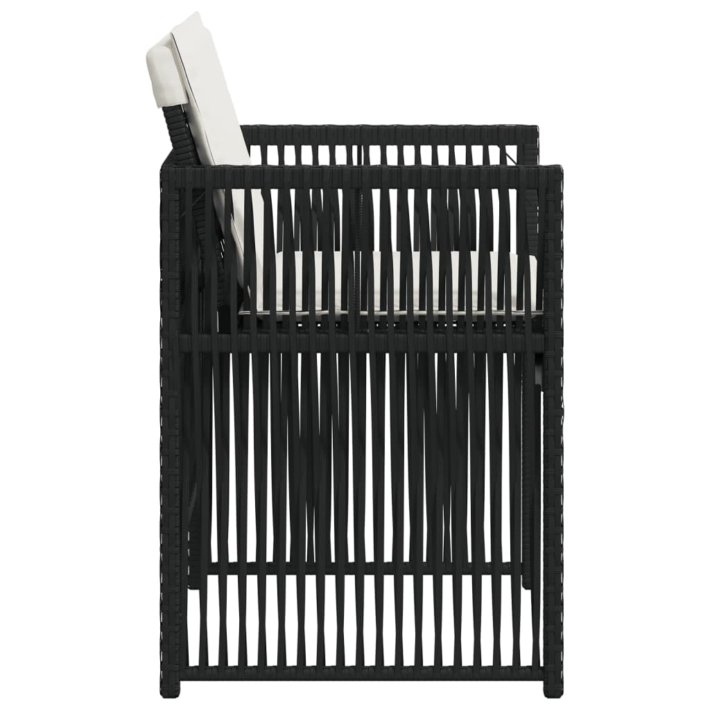 Chaises noir/blanc Nora