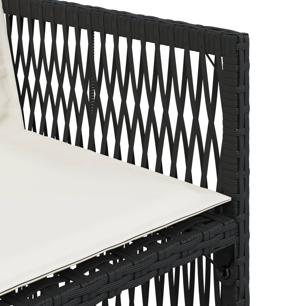 Chaises noir/blanc Nora