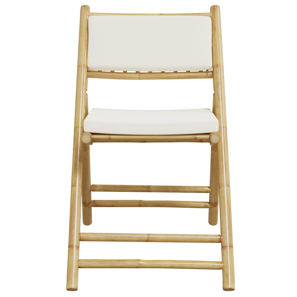 Ensemble de bistro blanc crème bambou