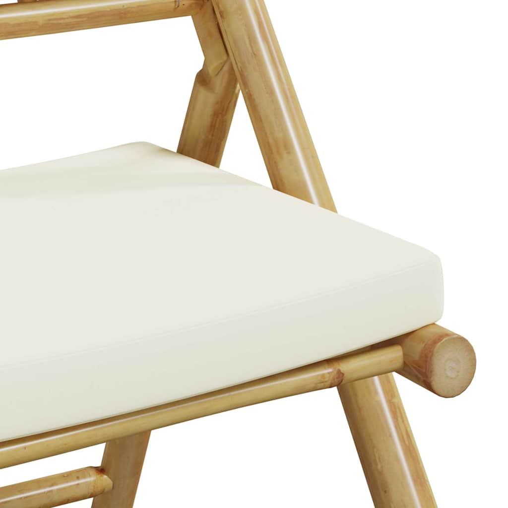 Ensemble de bistro blanc crème bambou