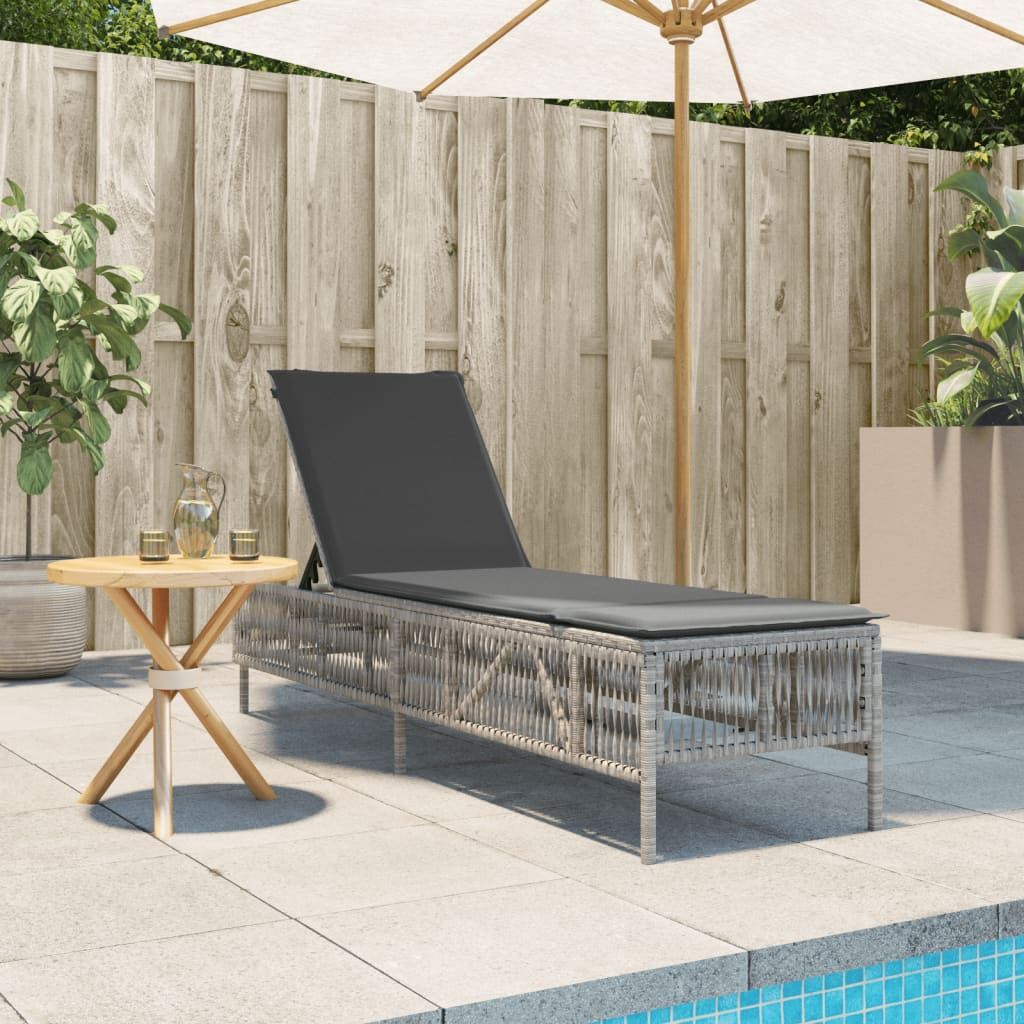 Chaise longue avec gris nora