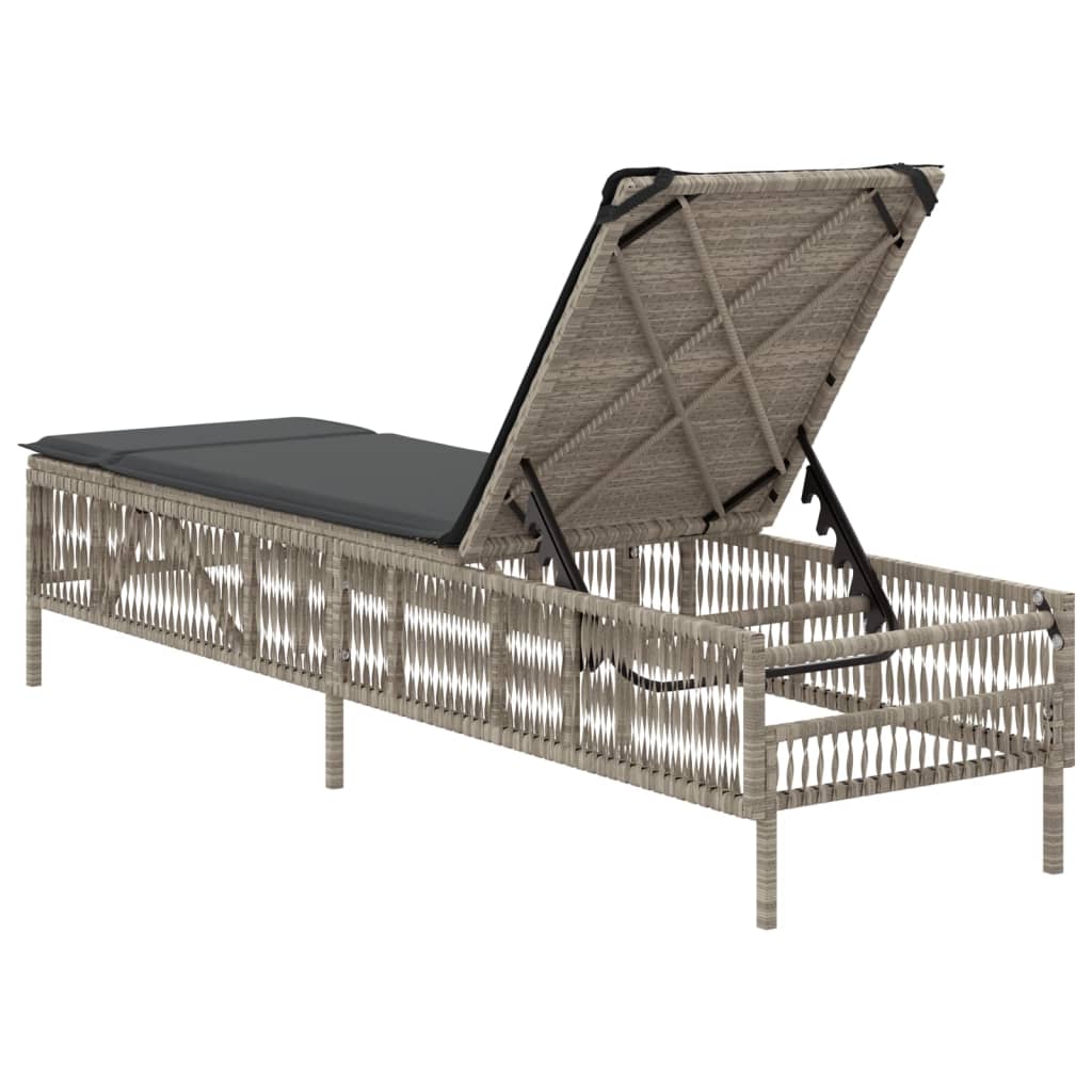 Chaise longue avec gris nora