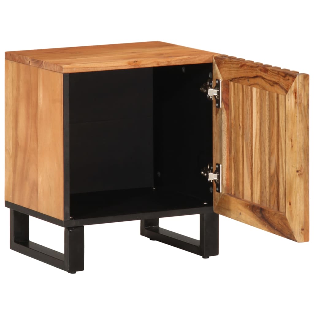 Tables de chevet 2 pcs bois d'acacia