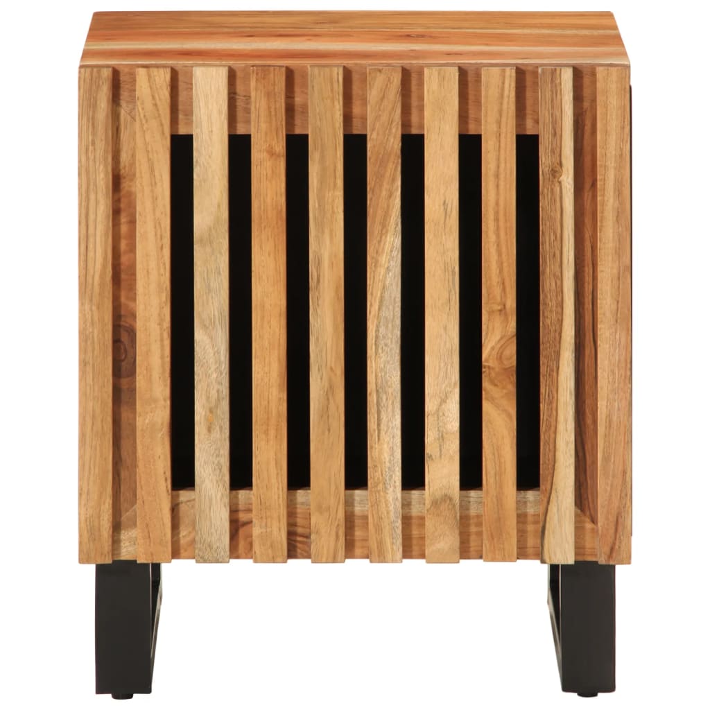 Tables de chevet 2 pcs bois d'acacia