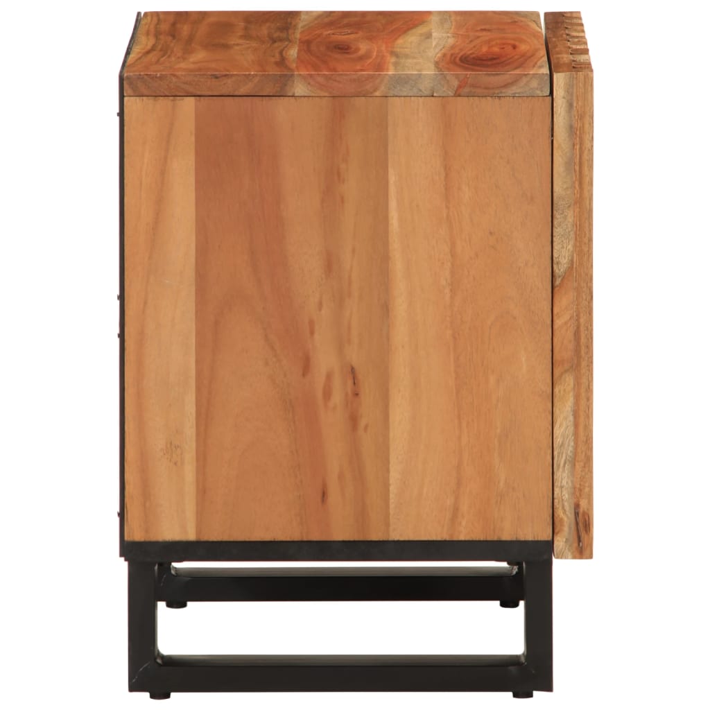 Tables de chevet 2 pcs bois d'acacia