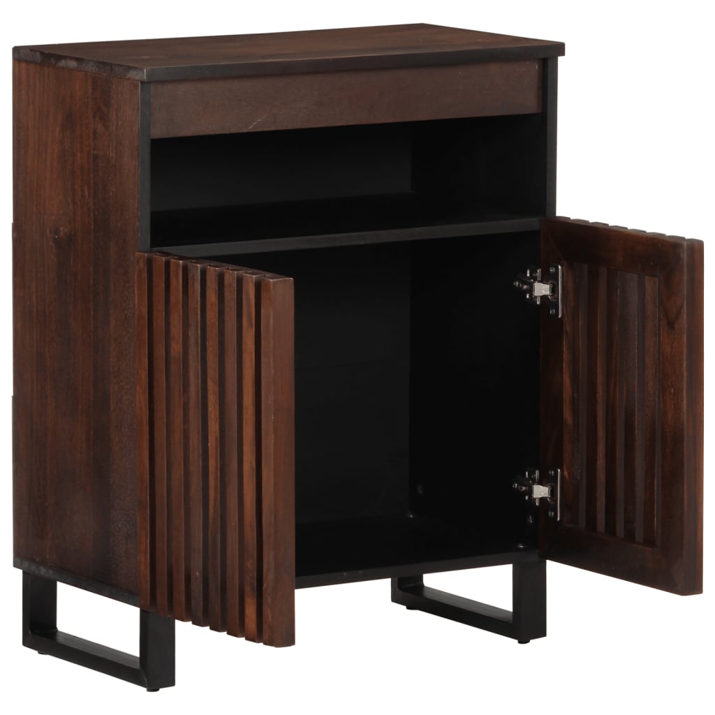 Buffet marron bois massif de manguier