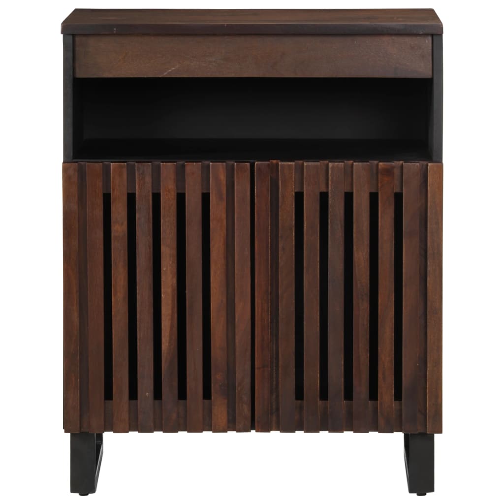 Buffet marron bois massif de manguier
