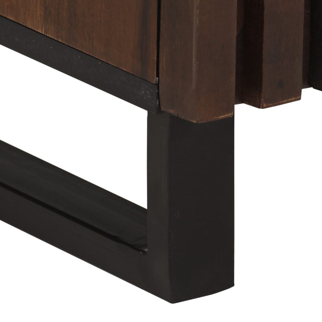 Buffet marron bois massif de manguier