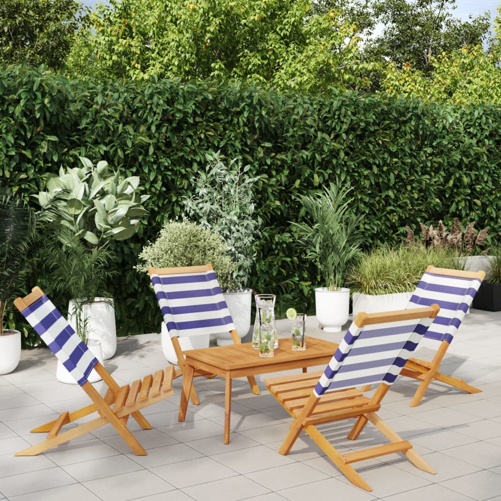 Chaises pliantes lot de 4