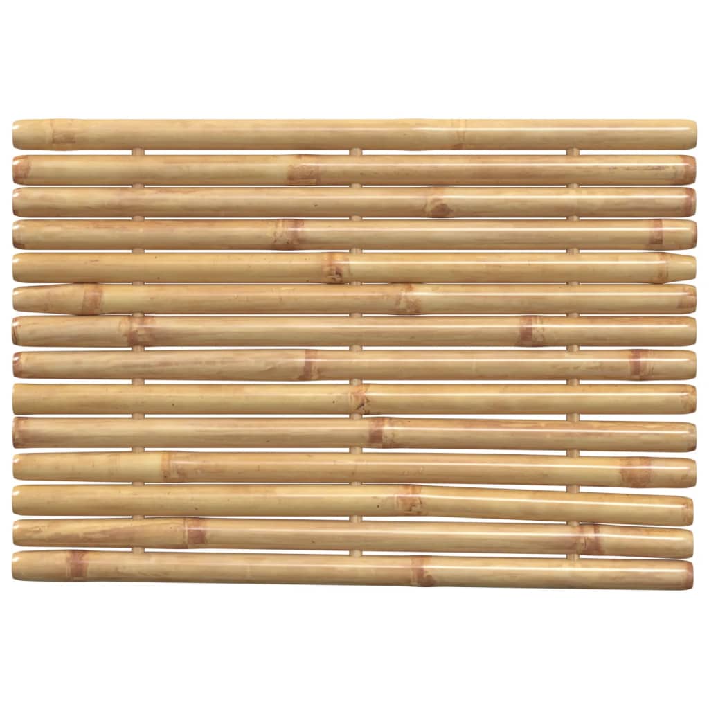 Tapis de bain bambou