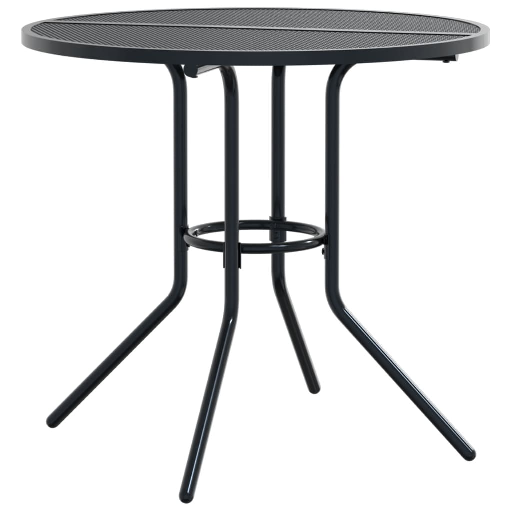 Ensemble de chaises de jardin empilables 3 pcs