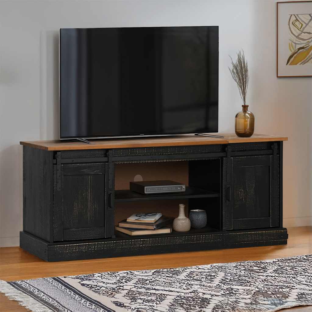 Meuble TV HALDEN noir
